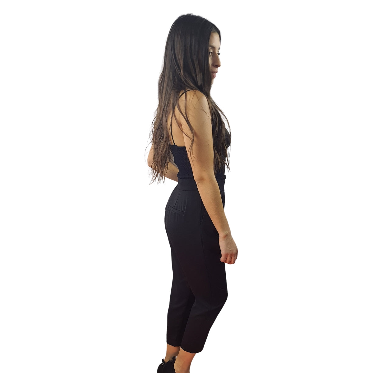 Pantalon Vero Moda Negro Style FUN 7/8 CARROT PANTS(VMC-NC)
