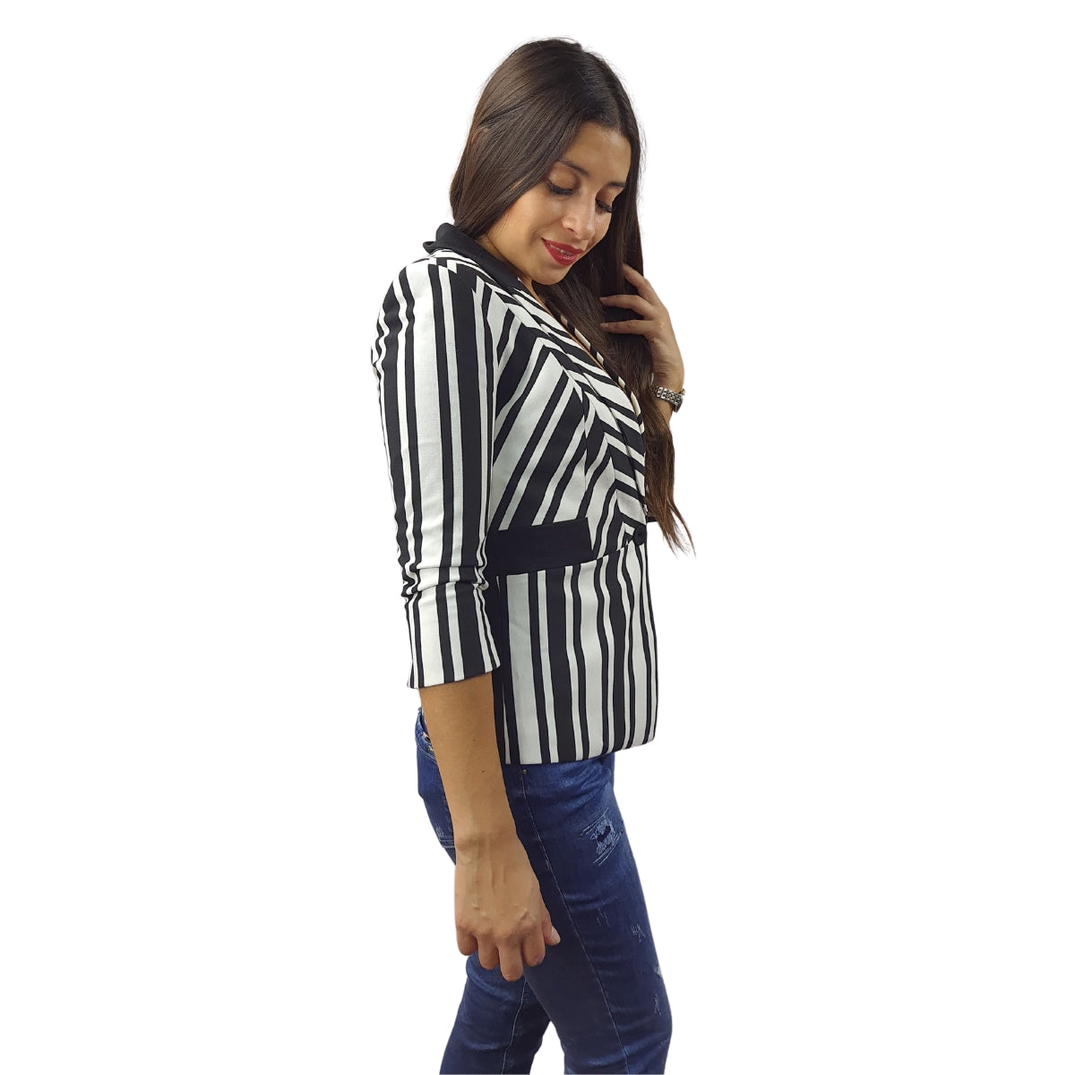 Blazer Vero Moda Negro Style ASHLEY 3/4 BLAZER(VMC-PM-ET-2)