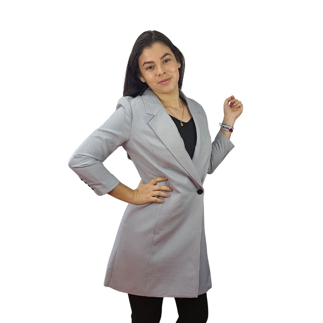 Blazer Vero moda Gris Style ANDREA 3/4 BLAZER(NL)