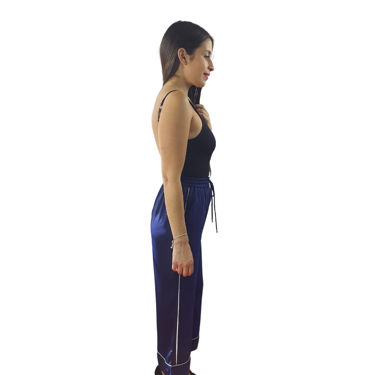 Pantalon Vero Moda Azul Style BEA 9/10 LOOSE PANTS(TP)