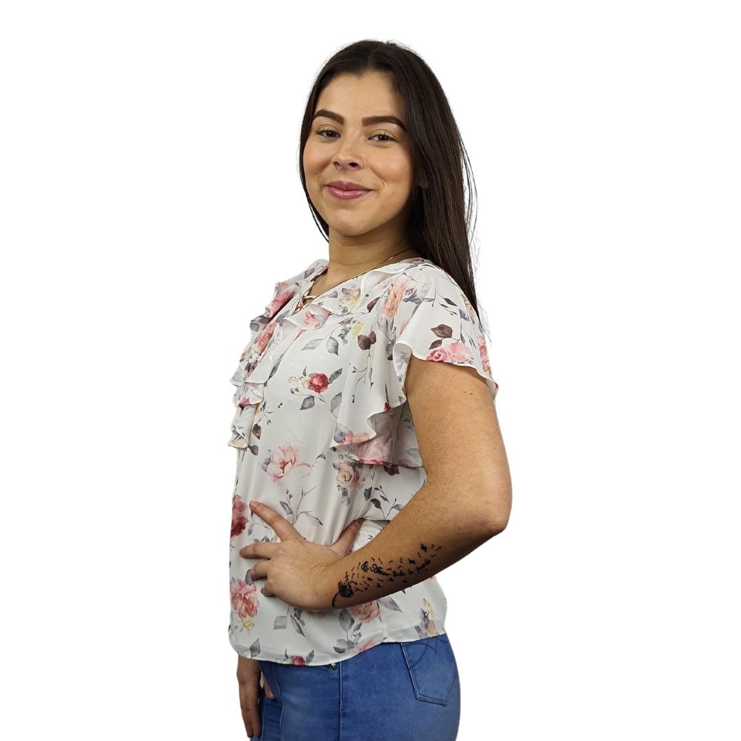 Blusa Vero Moda Blanco Style ROMI S/S WOVEN TOP(VMC-NN)
