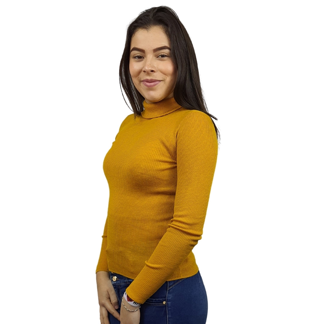 Blusa Vero Moda Mostaza Style CHOICE PHYSIC L/S KNIT-OR
