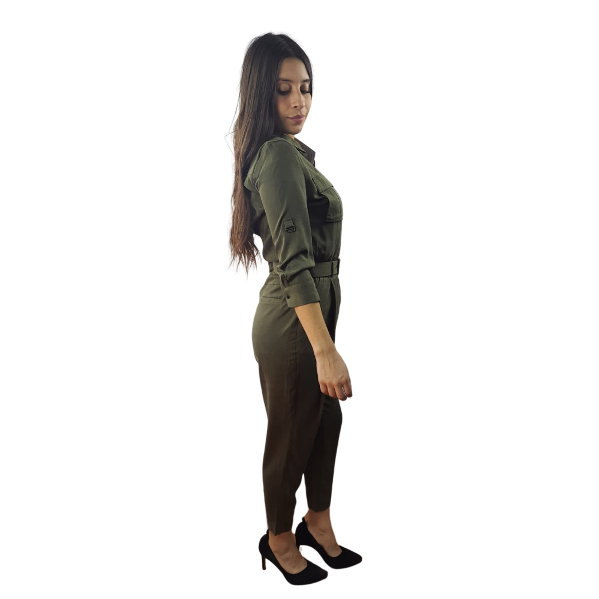 Entero Vero Moda Verde Style METES SWISS 9/10 CATSUIT(PM-EC-3)