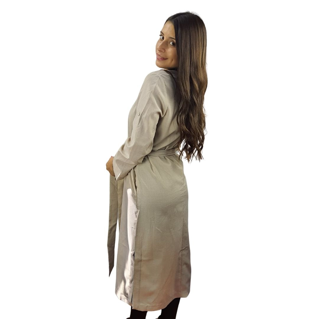Blazer Vero Moda Beige Style VICKY L/S COAT(VMC-MM)