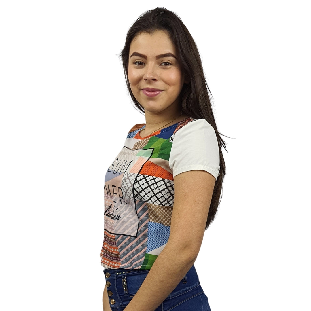 Blusa Vero Moda Blanca Style MIXED S/S TOP(TP-CT-2)