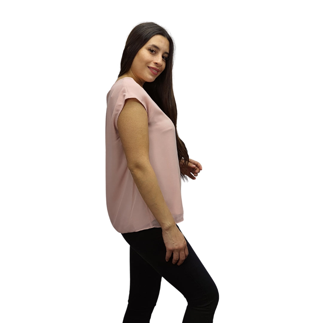 Blusa Vero Moda Rosa Vieja Style CERDAR S/L TOP(VMC-MP)