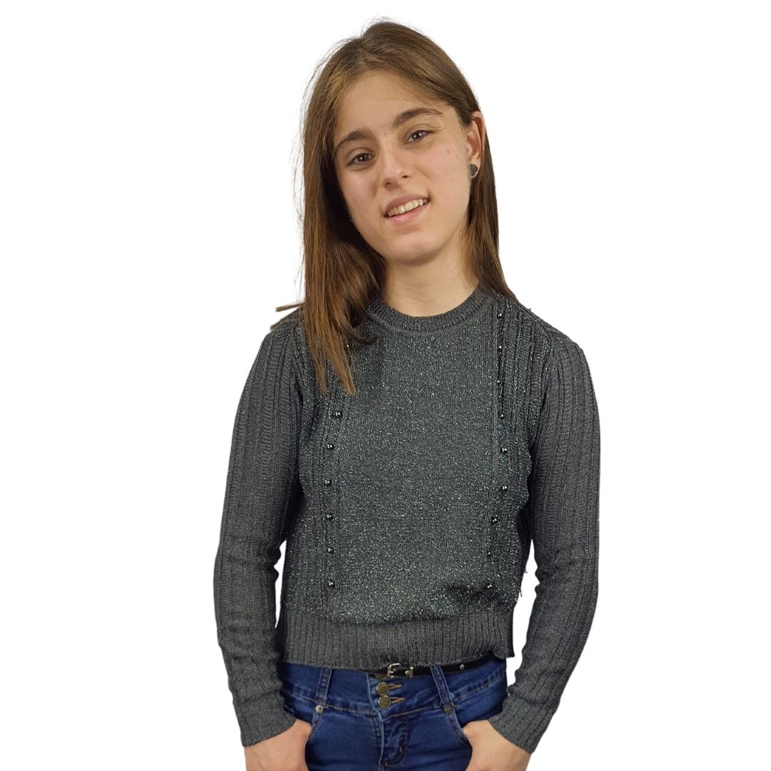 Sweater Rapsodia Rima Gris