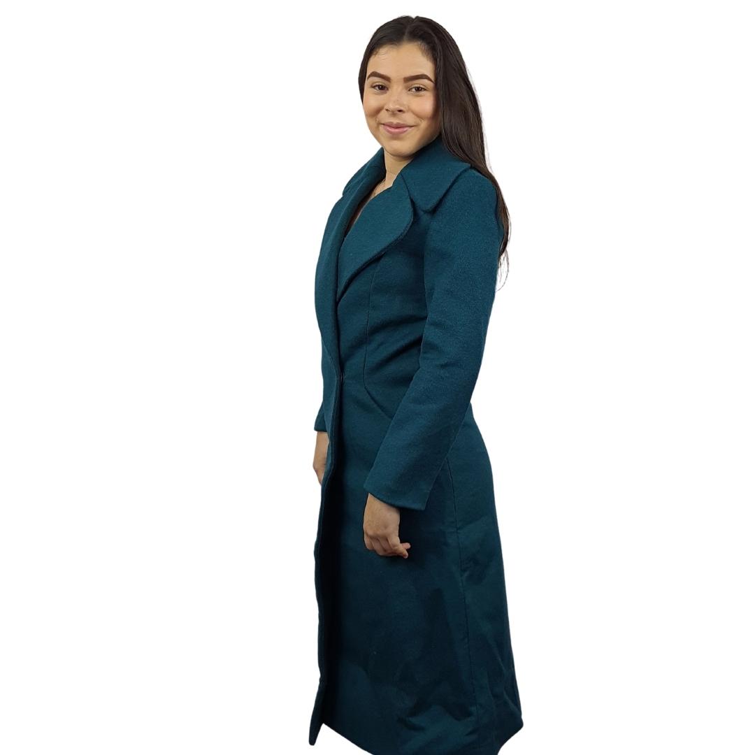 Blazer Vero Moda Verde Azulado Style AIMEE L/S WOOL COAT(NL)