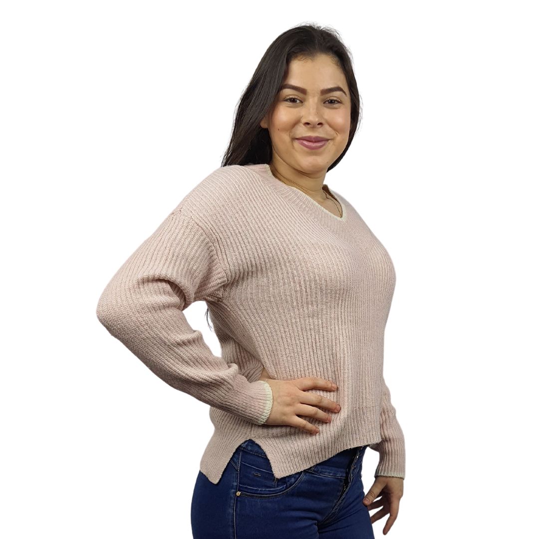 Sweater Vero Moda Rosado Claro Style ARU GINA L/S KNIT(LL)