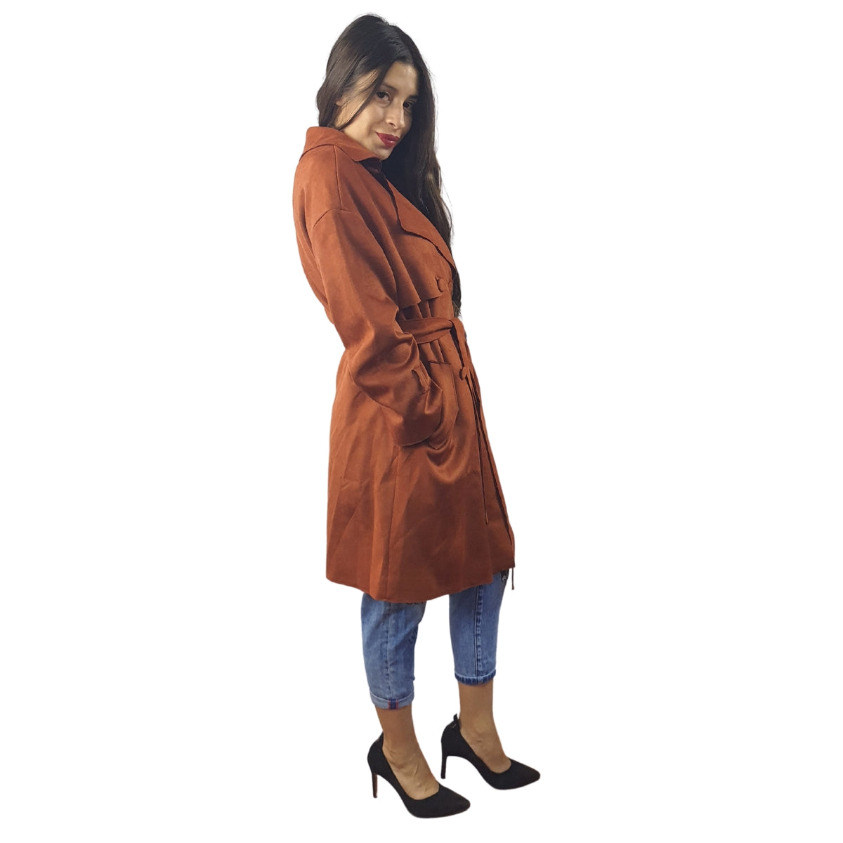 Blazer Vero Moda Cobre Style DONALD L/S COAT(VMC-FL) (SIN CINTURON)