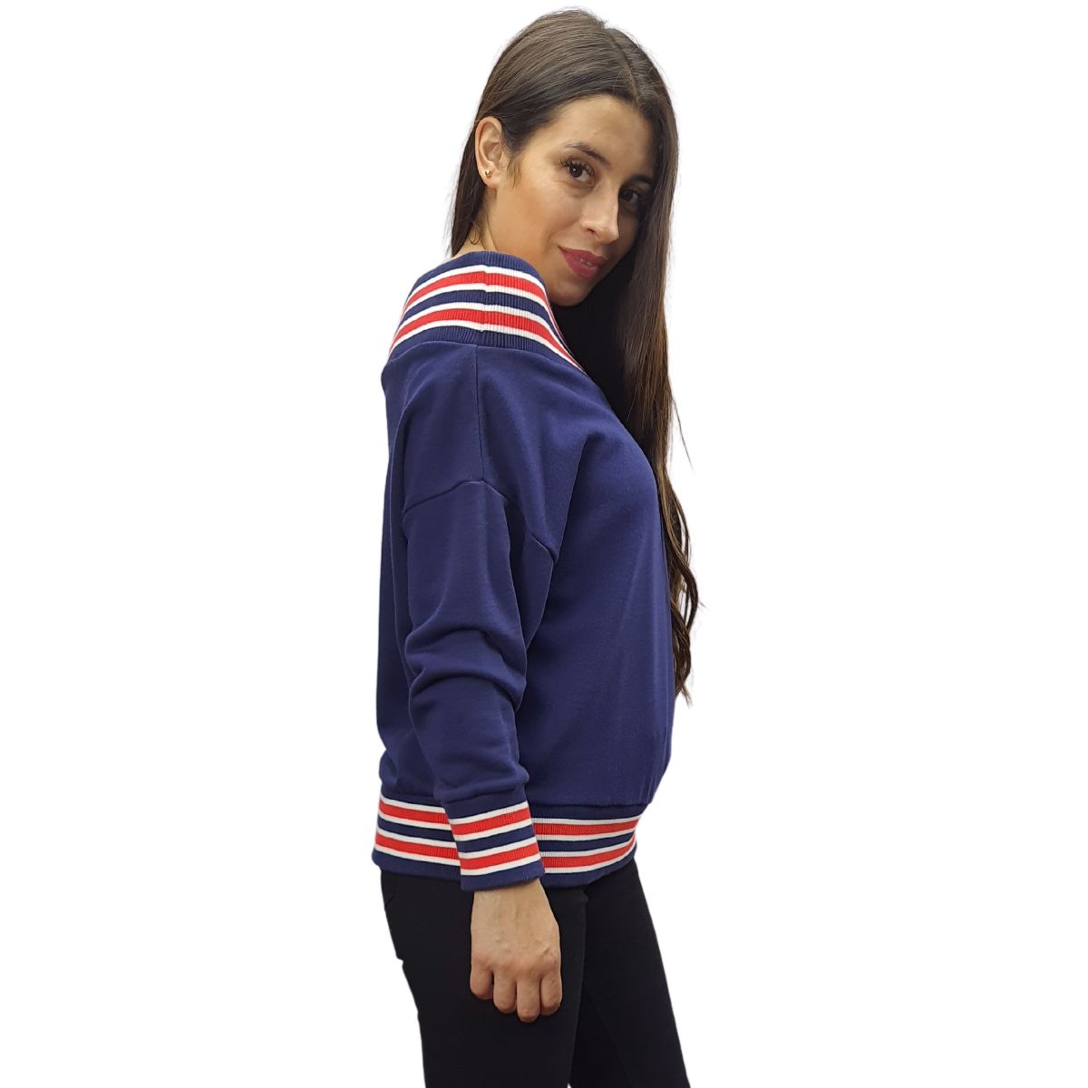 Sweater Vero Moda Azul Oscuro Style MOLIANA L/S SWEAT(LL)