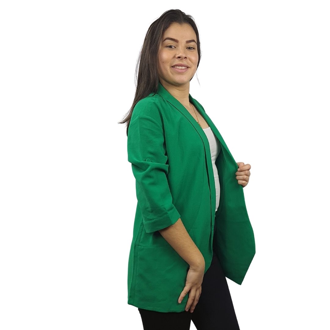 Blazer Vero Moda Verde Style EUROPE 3/4 BLAZER(VMC-TP-EC-2)