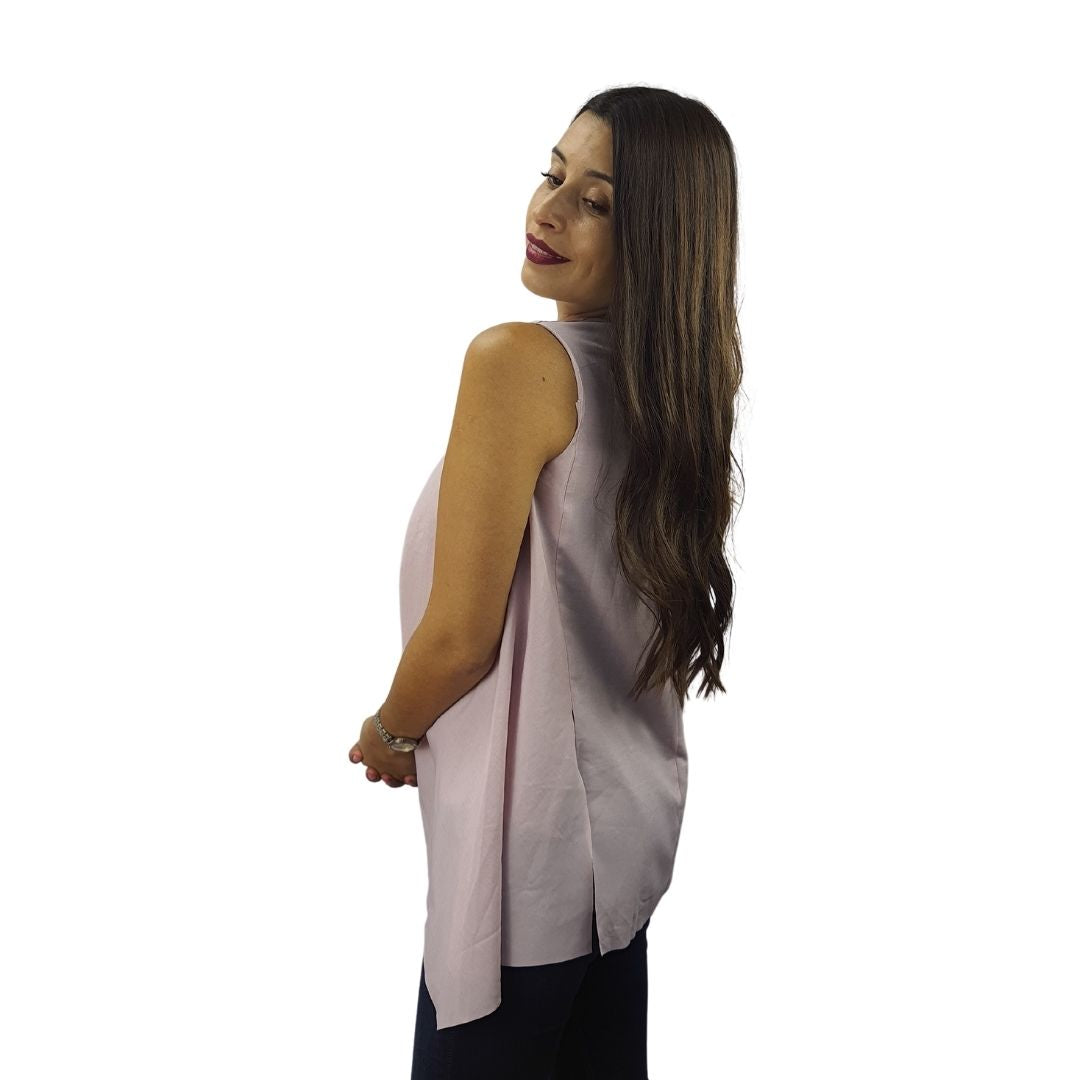 Blusa Vero Moda Rosa Vieja Style HONEY S/L WOVEN TOP(VMC-TP)