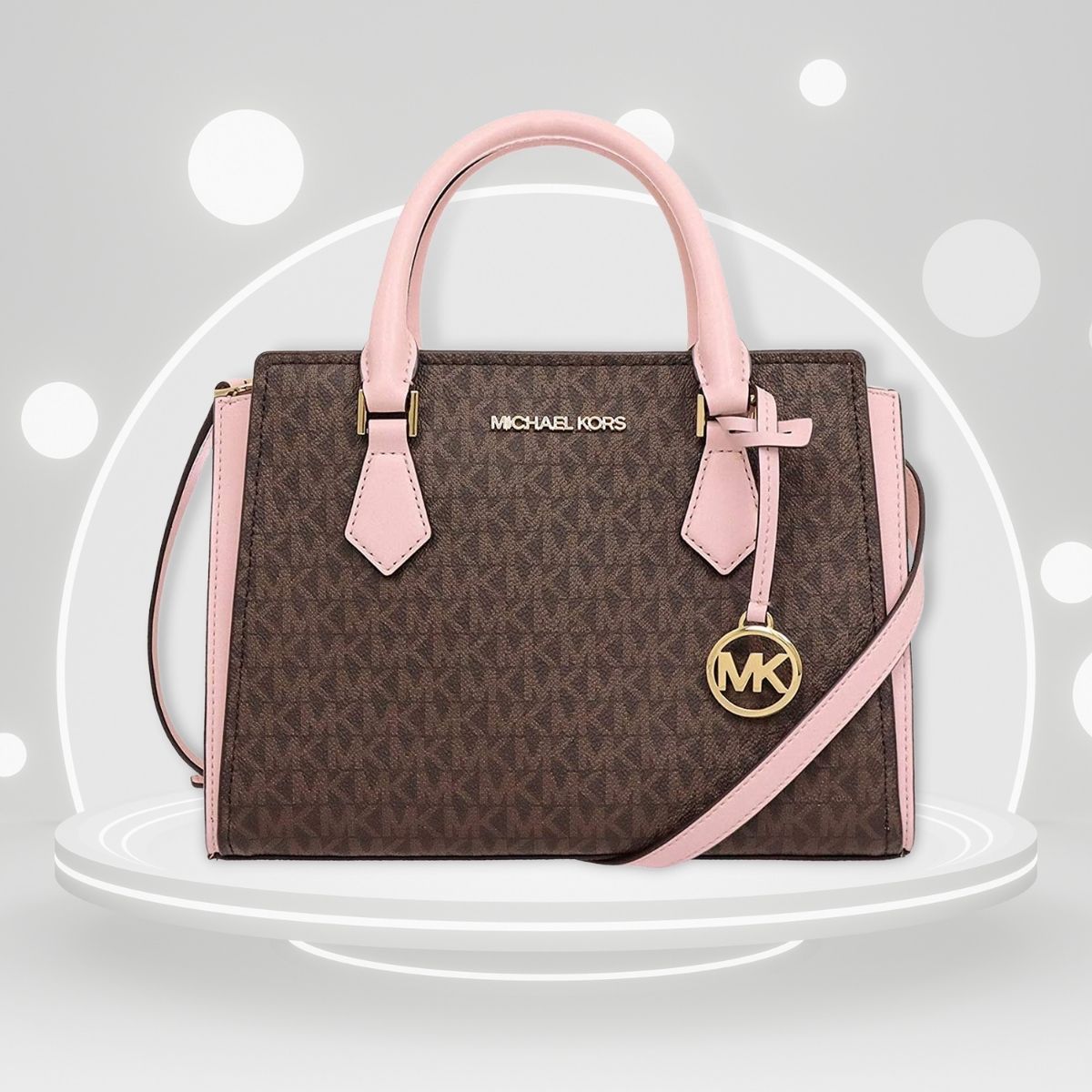 Cartera Michael Kors HOPE Messenger Powder Blush MdColor POWDER BLUSH