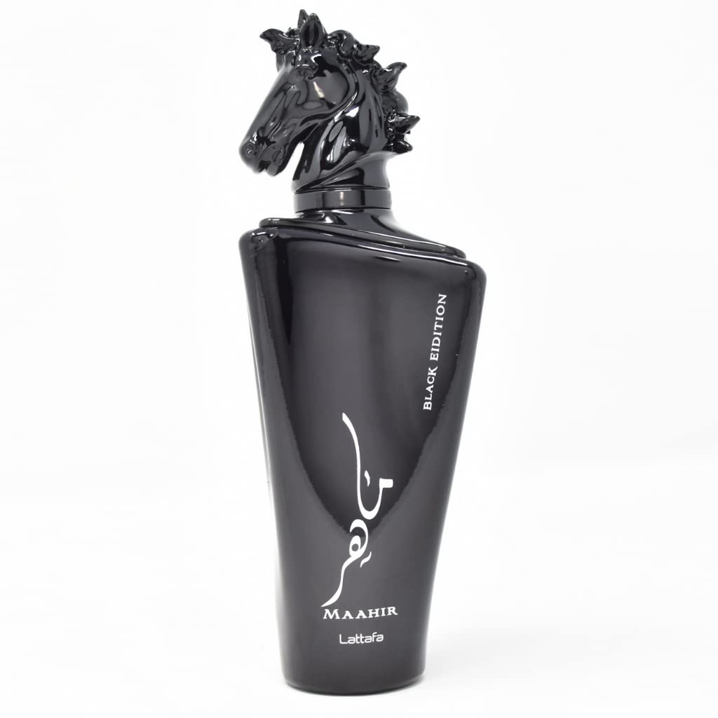 Maahir Black Edition 100Ml Edp Unisex Lattafa Perfume- Inspirado en Terroni Orto Parisi