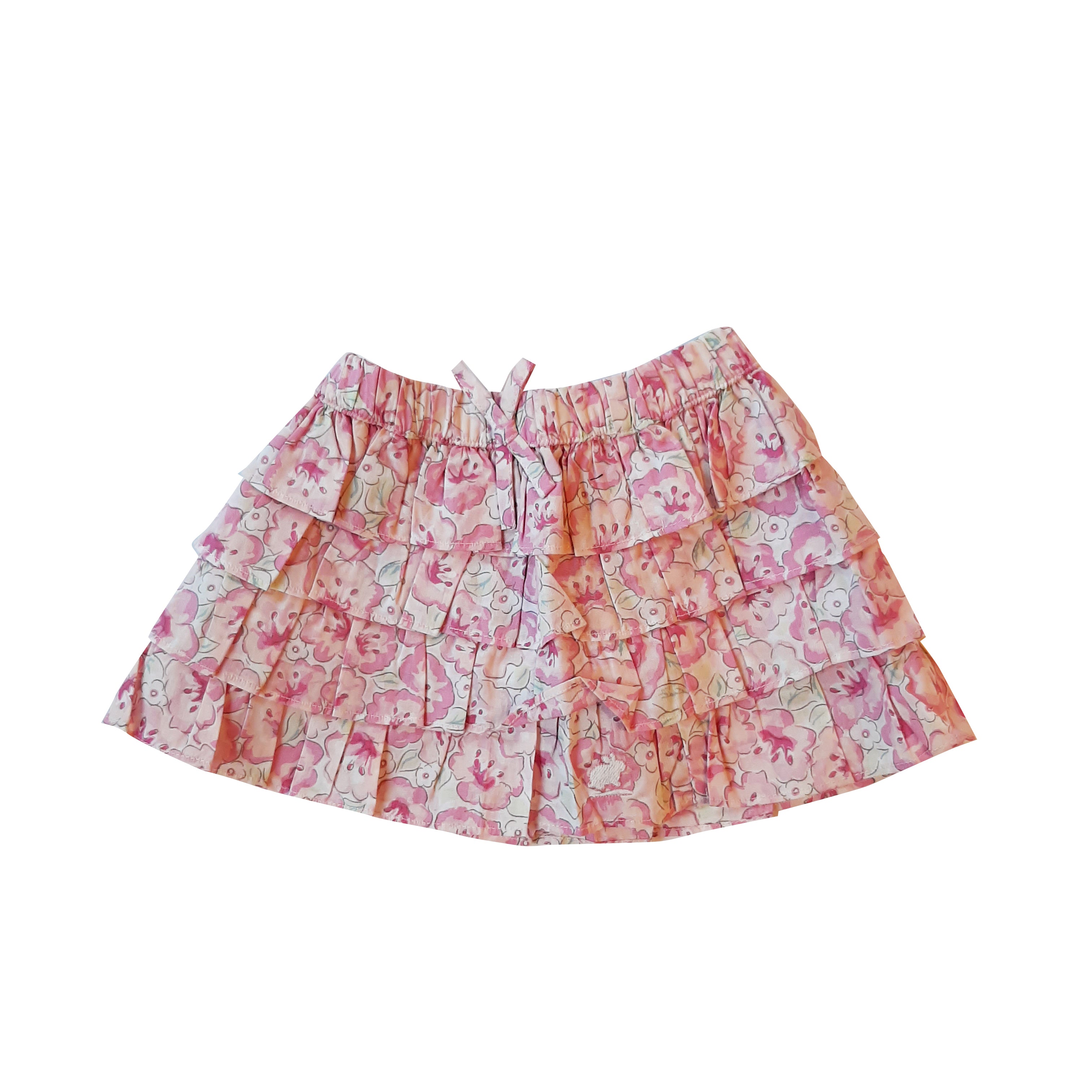 Falda Babycottons Mini Volados Sunshine Estampado