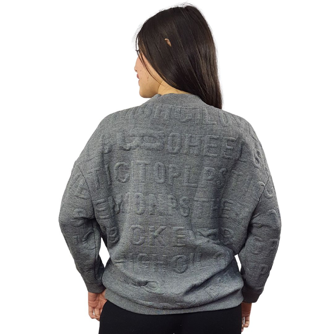 Sweater Vero Moda Gris Style KAY SWEAT(MW-CT-2)