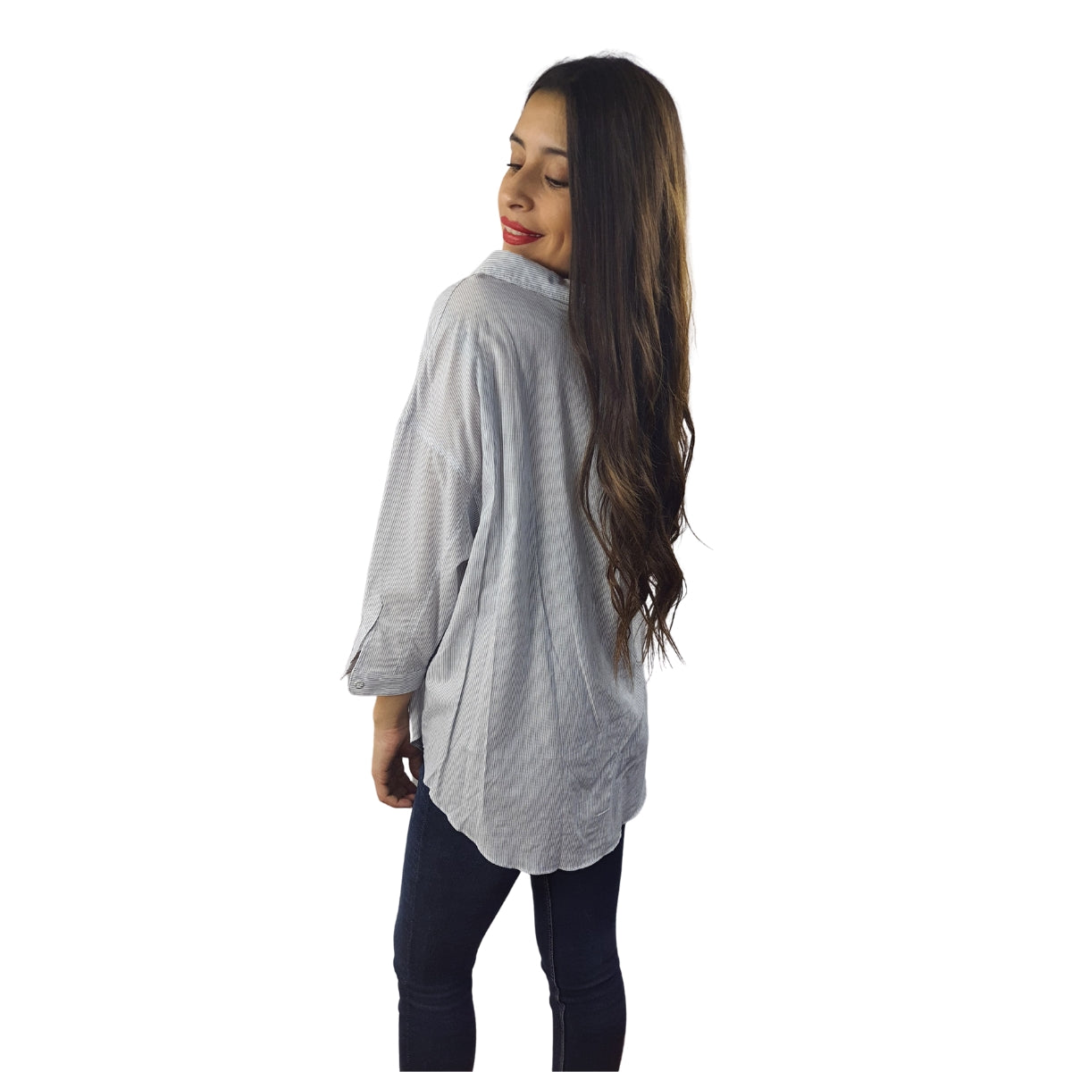 Blusa Vero Moda Azul Style SURPRISE 3/4 SHIRT(TP)