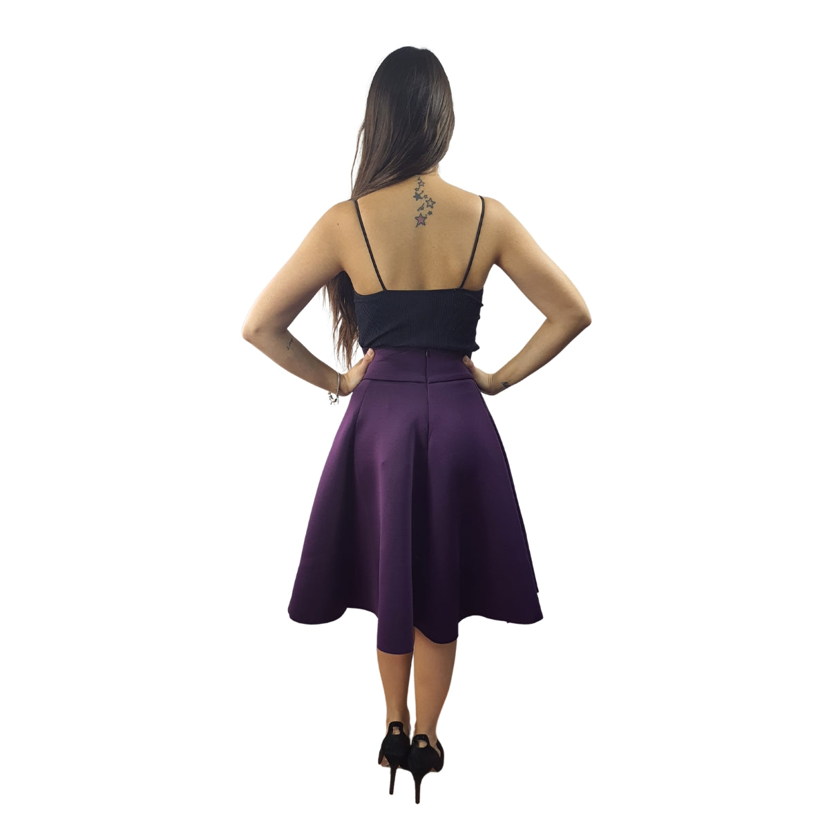 Falda Vero Moda Morado Style OTTER JERSEY SKIRT(PM)