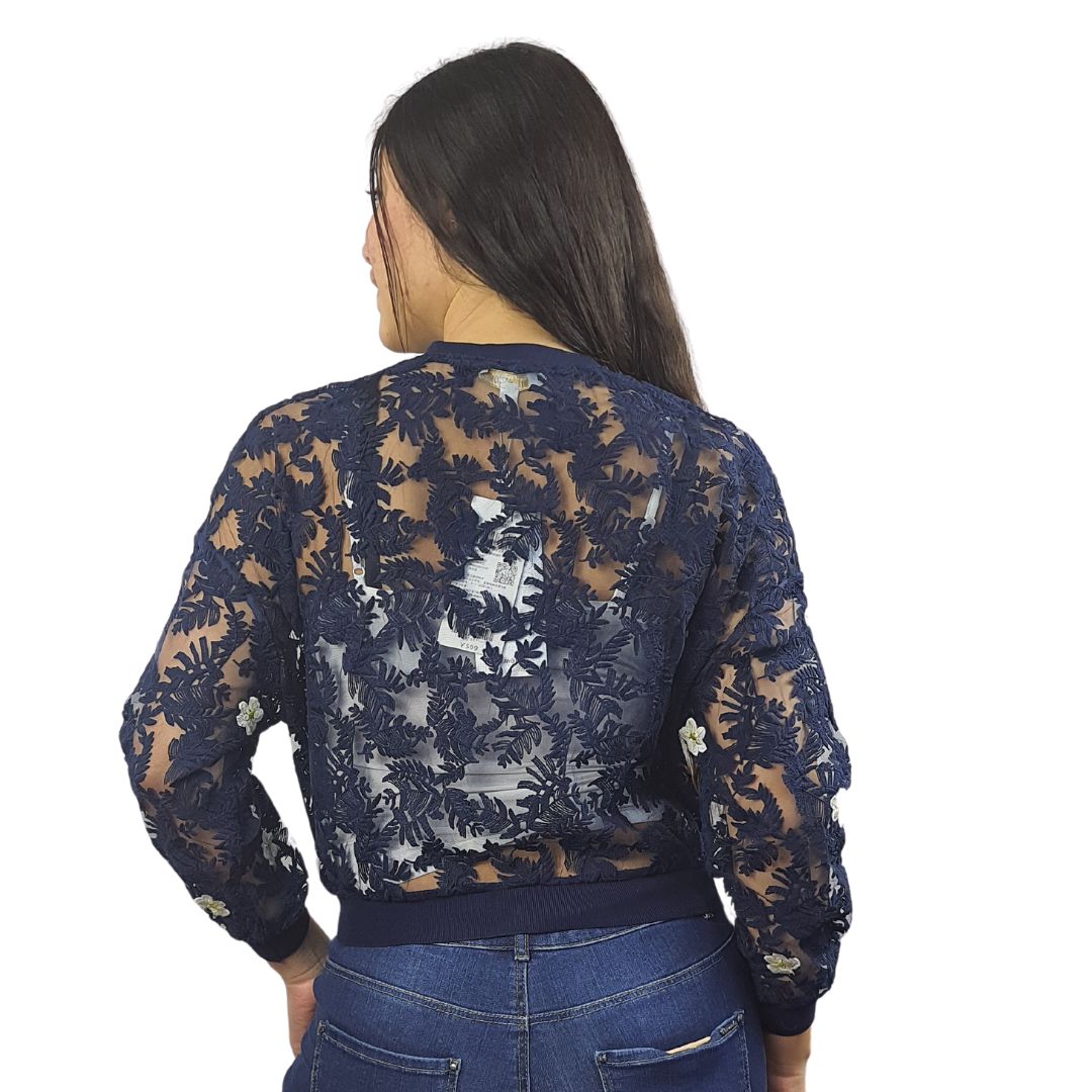 Chaqueta Vero Moda Azul Oscuro Style SAKURA L/S BOMBER JACKET(VMC-NN)