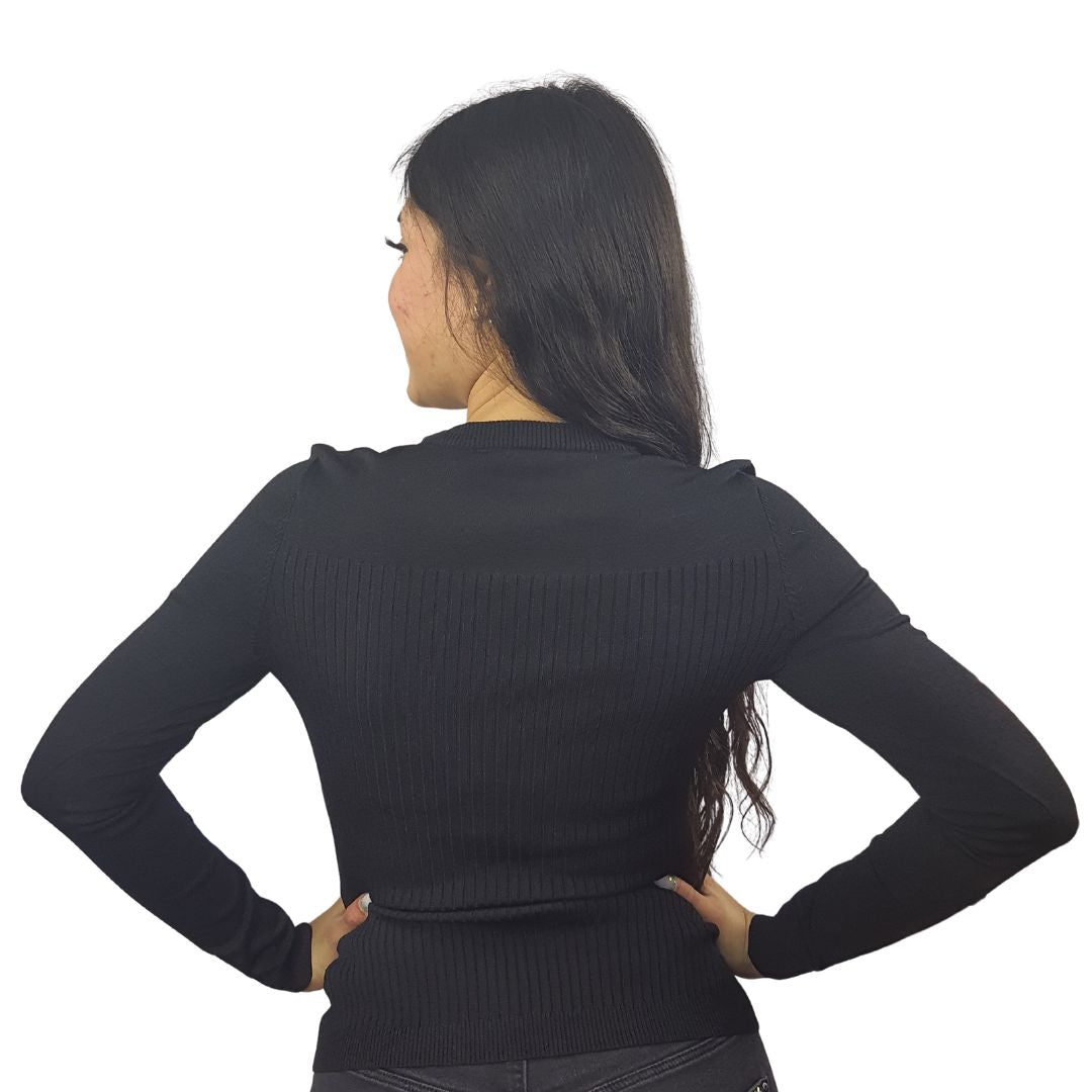 Sweater Vero Moda Negro Style YOJIM L/S KNIT(UM)