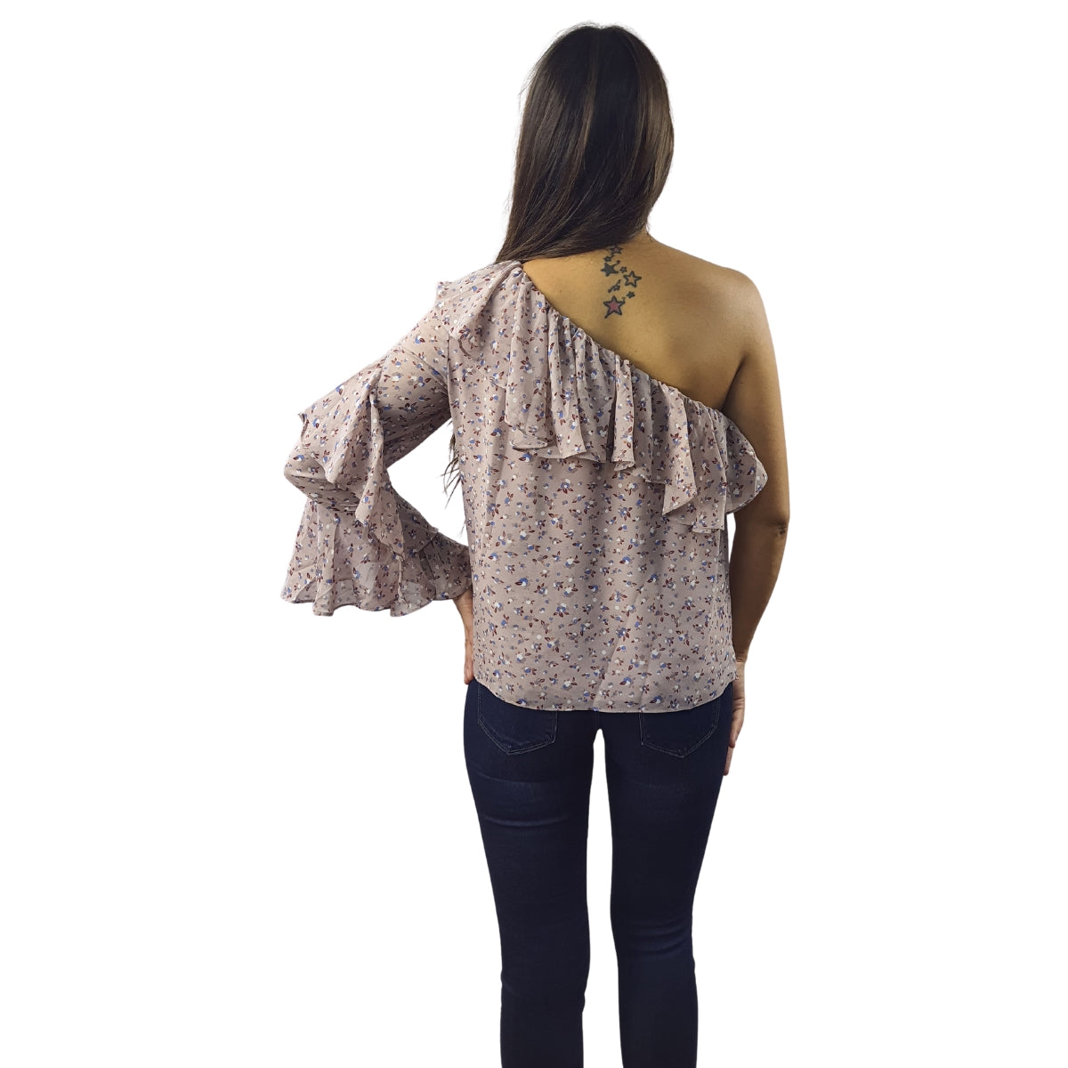 Blusa Vero Moda Rosa Vieja Style FISTULA DARYAN L/S SHIRT CL1(BJ)