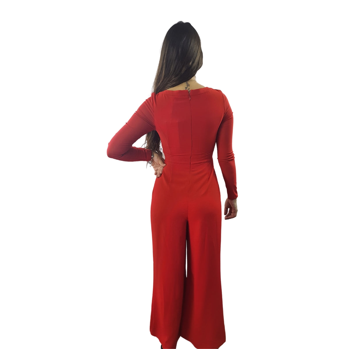 Entero Vero Moda Rojo Style AIMEE FLARE CATSUIT(BN-ET-3)