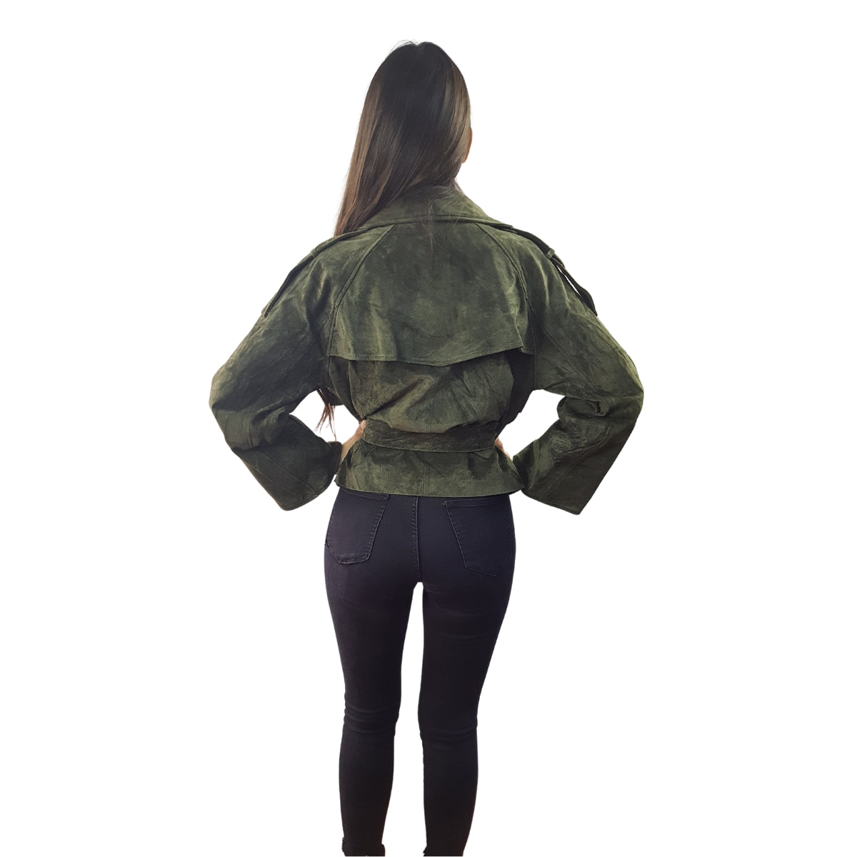 Chaqueta Vero Moda Verde Style BIENNIAL PS LEATHER JACKET(DR)
