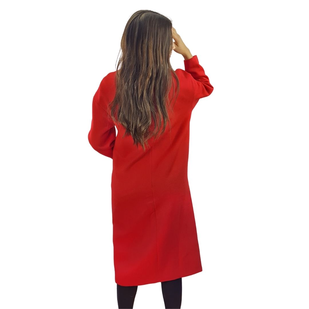 Blazer Vero Moda Rojo Style ESTELLE L/S WOOL COAT(NL)