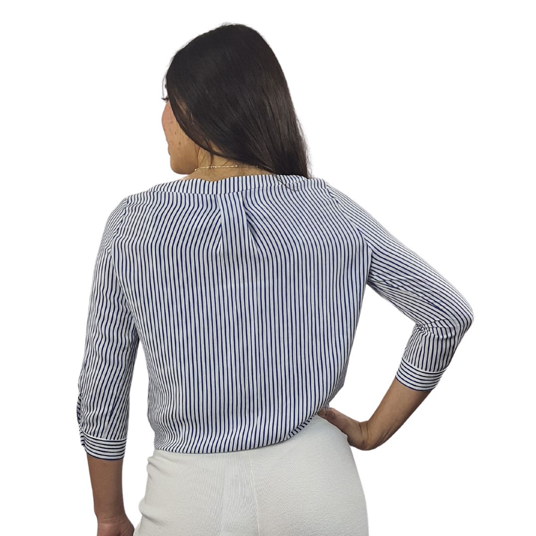 Blusa Vero Moda Azul Style CITY CUTE 3/4 SHIRT(TP)