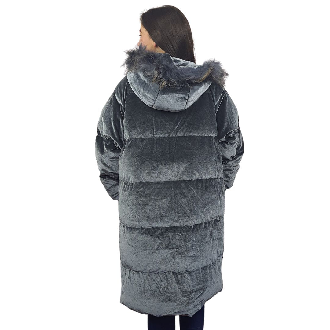 Parka Vero Moda Gris Style PEARL 3/4 DOWN COAT(AL)