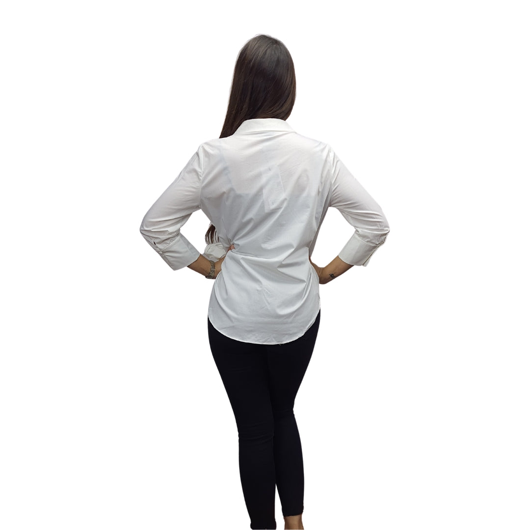 Blusa Vero Moda Blanco Style RIDER LOVE 3/4 SHIRT(NC)