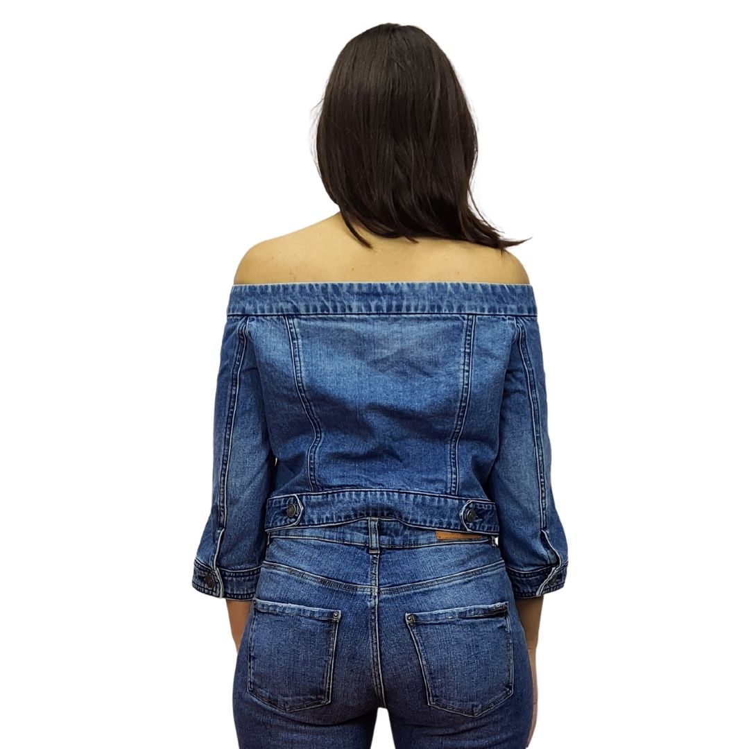 Chaqueta Vero moda Azul Style RELAX 3/4 DENIM JKT(FL)