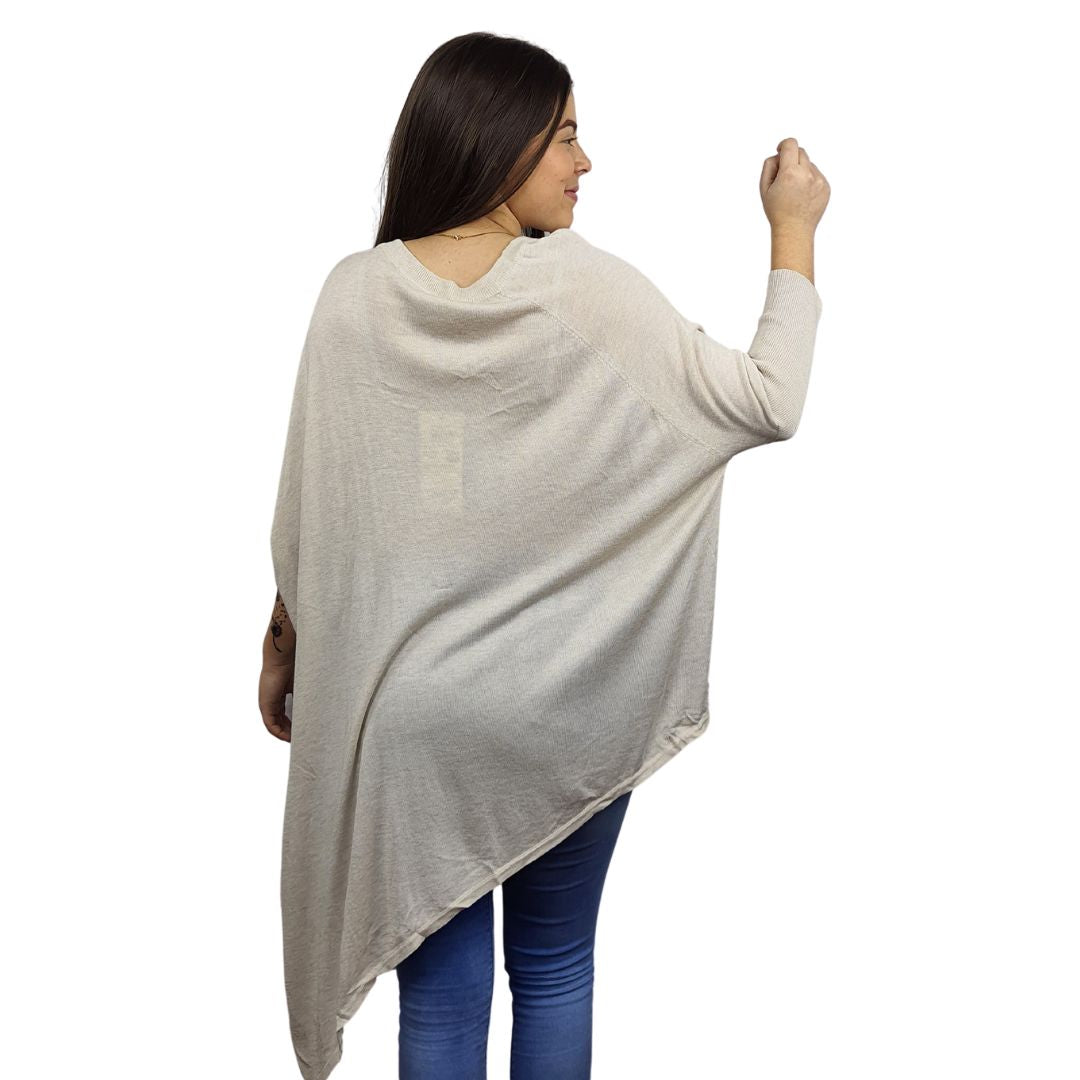 Blusa Vero Moda Beige Style SUNSHINE 7/8 KNIT(VMC-MP)