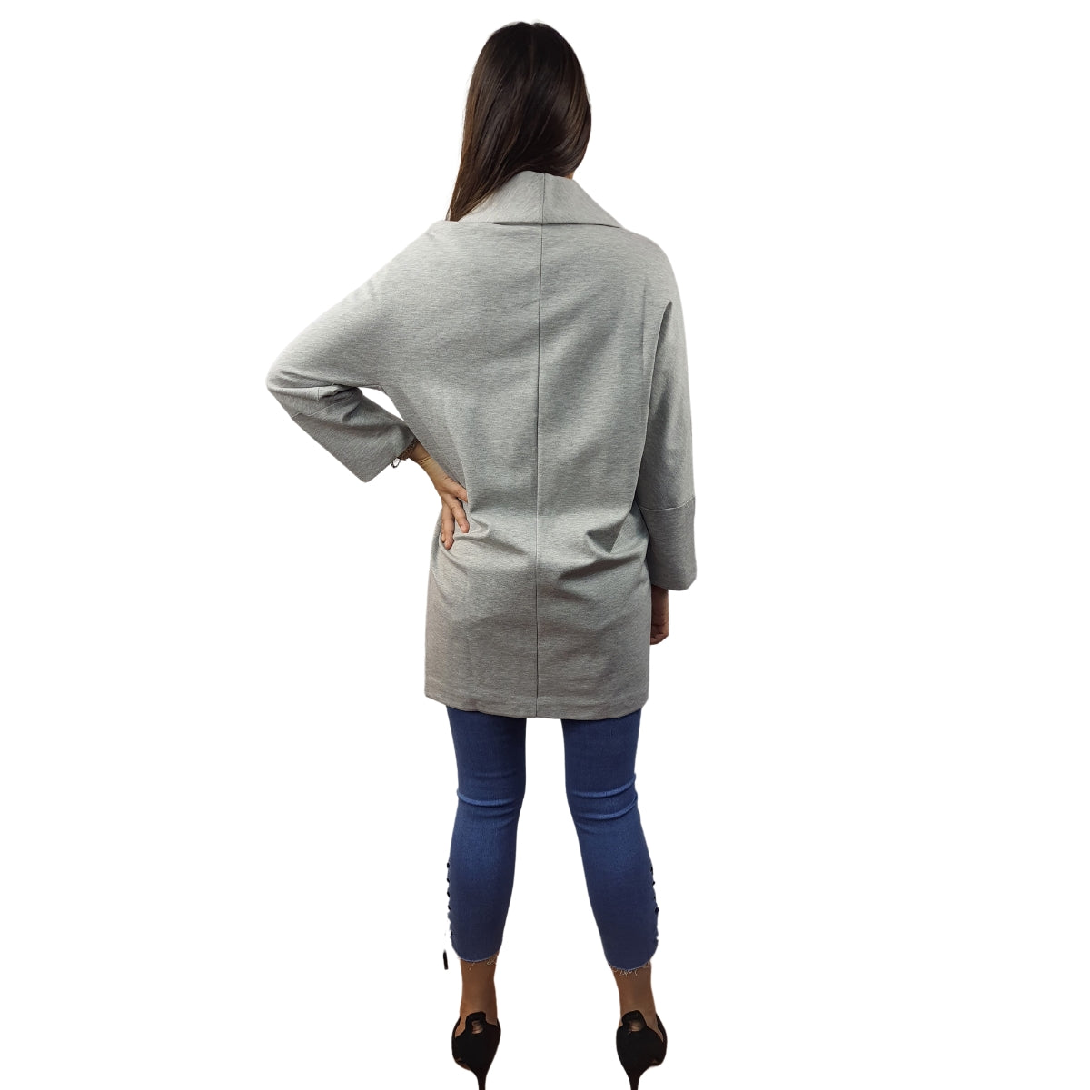 Blazer Vero Moda Gris Style POLINE L/S COAT(NR)