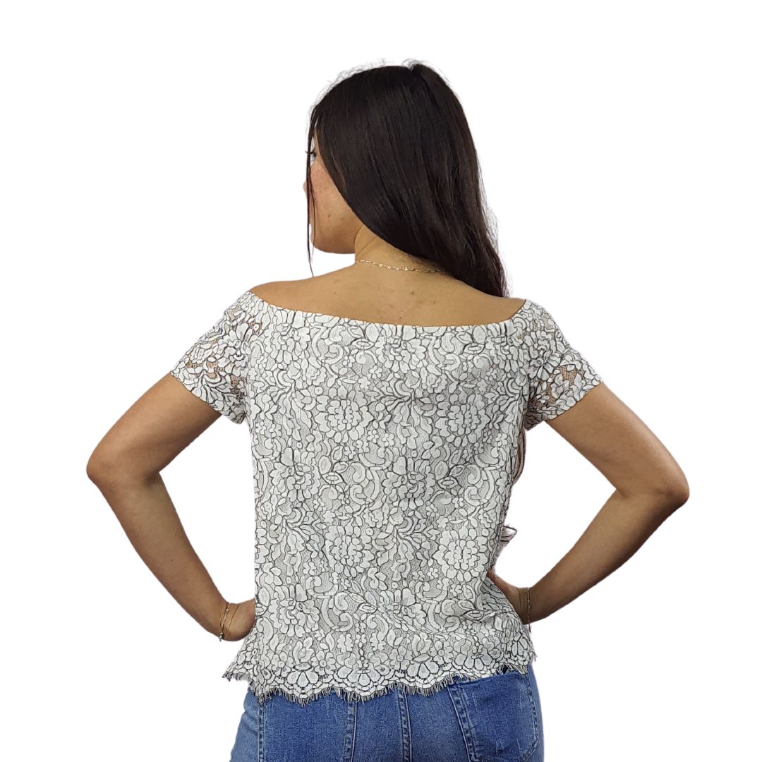 Blusa Vero Moda Blanco Style OLIVE S/S JERSEY TOP(VMC-HH)