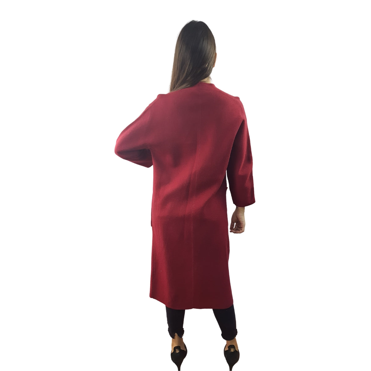 Tapado Vero Moda Burdeo Style MIMAMO 9/10 KNIT CARDIGAN(VMC-NL)