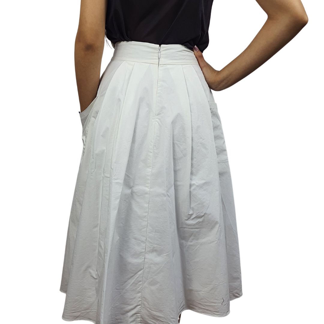 Falda Vero Moda Blanco Style DANA MIDI SKIRT(MM)