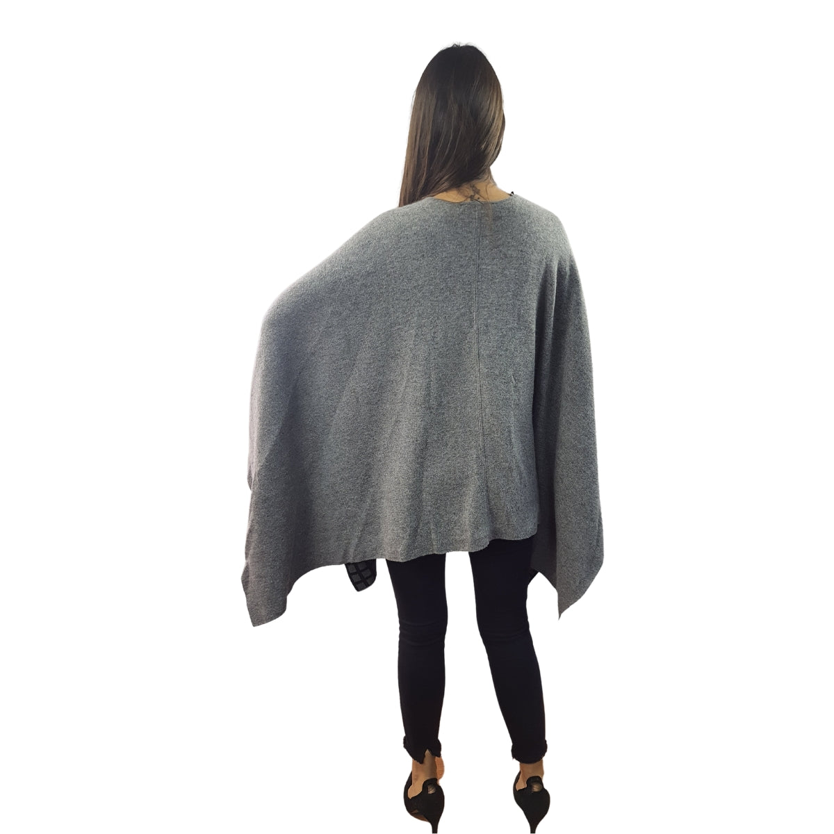 Tapado Vero Moda Gris Style BIRD 7/8 KNIT CARDIGAN(VMC-NL)