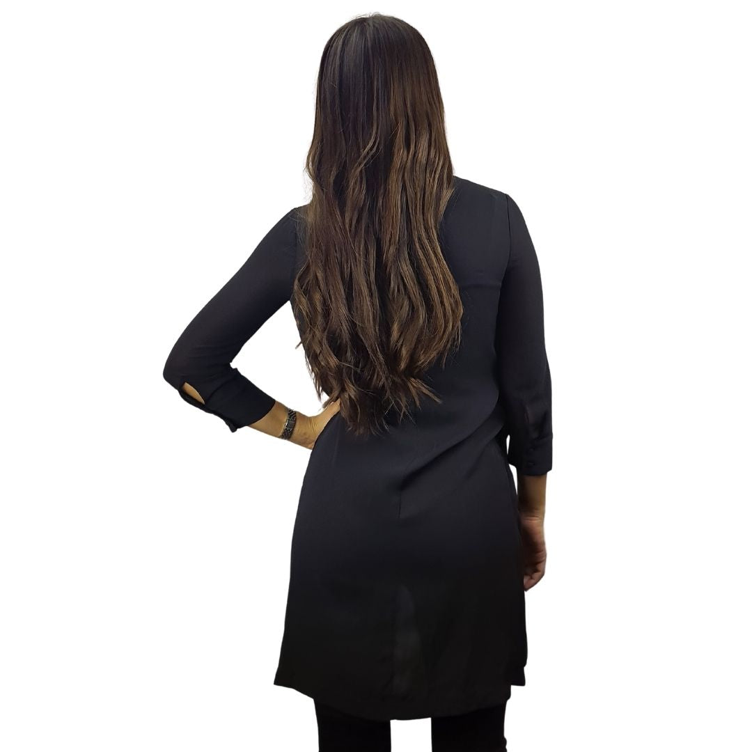 Blazer Vero Moda Negro Style MARQUERITE 3/4 BLAZER(VMC-TP)