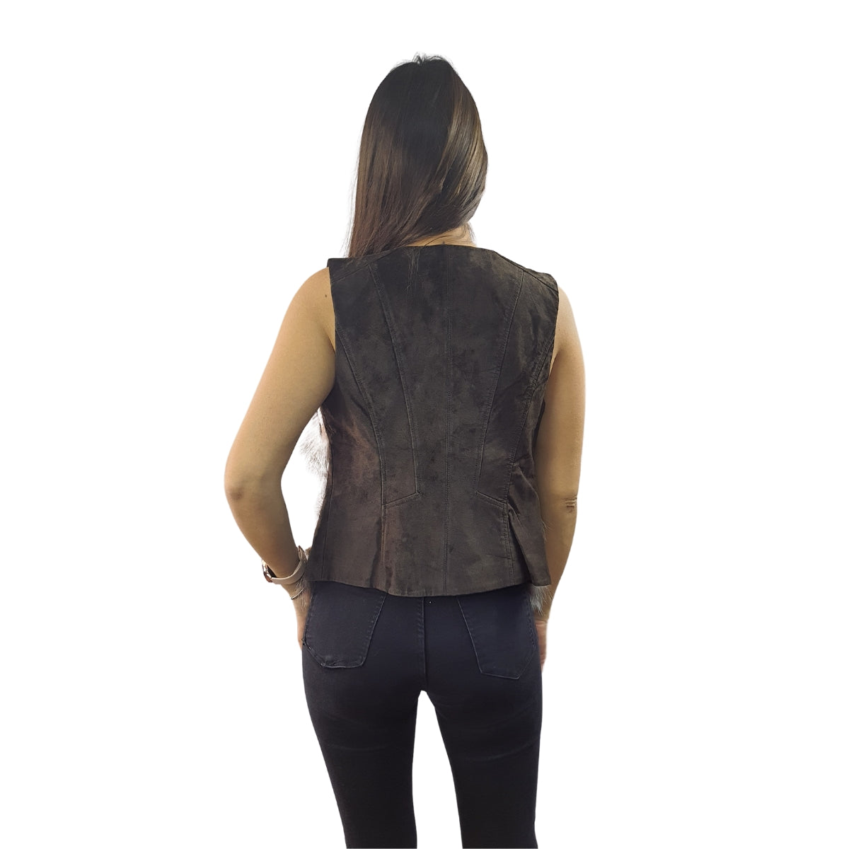 Chaqueta Vero Moda Marron Style ROYCE FUR WAISTCOAT(VMC-EL)