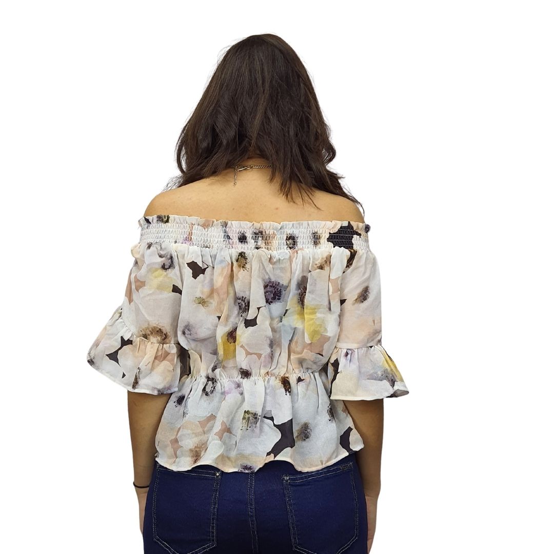 Top Vero Moda Blanco Style ROYA 1/2 TOP(HH)