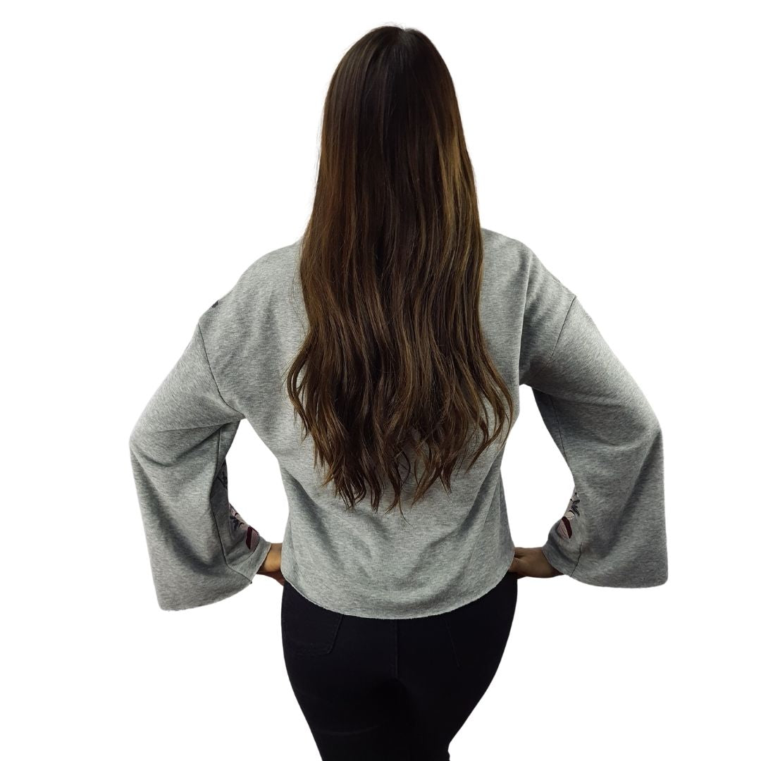 Sweater Vero Moda Gris Style JUDY L/S SWEAT(NR)