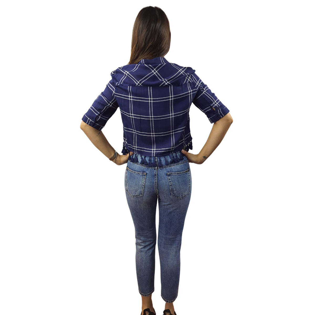 Blusa Vero Moda Azul Oscuro Style SISTER 1/2 SHIRT(HH)