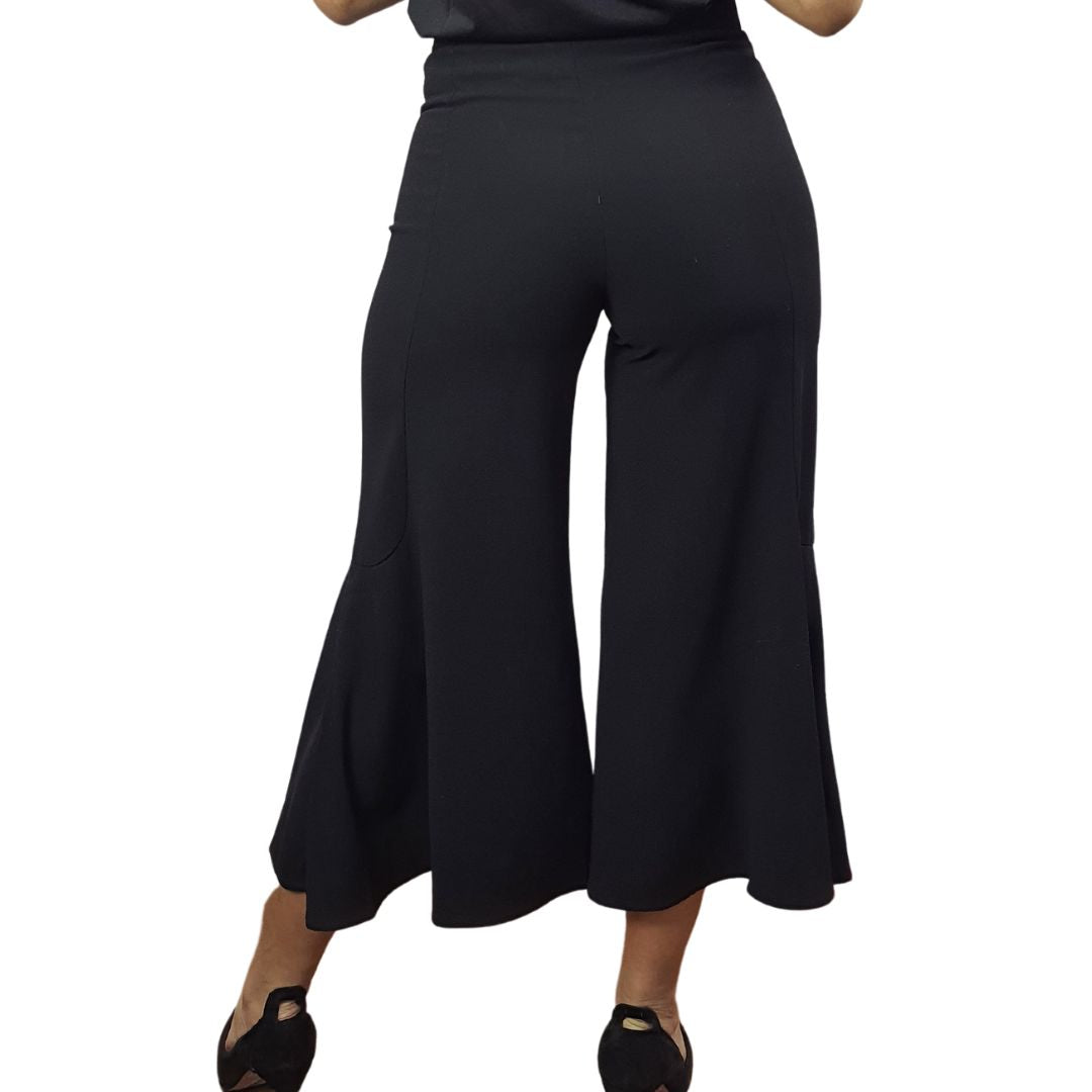 Pantalon Vero Moda Negro Style ULSTER CORONATION 7/8 WIDE PANTS(NR)
