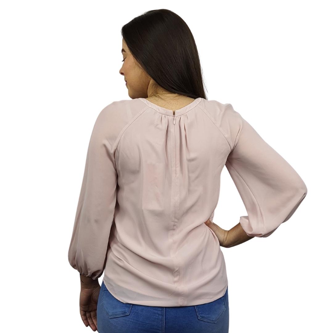 Blusa Vero Moda Rosa Vieja Style SUNNY 3/4 WOVEN TOP(VMC-DR)