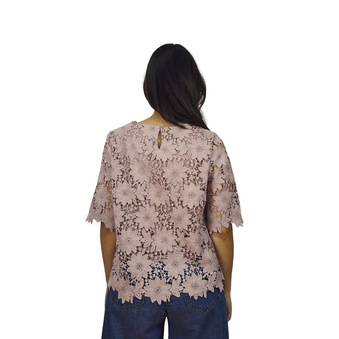 Blusa Vero moda Rosa Vieja Style SALLY 1/2 JERSEY TOP(VMC-BJ)