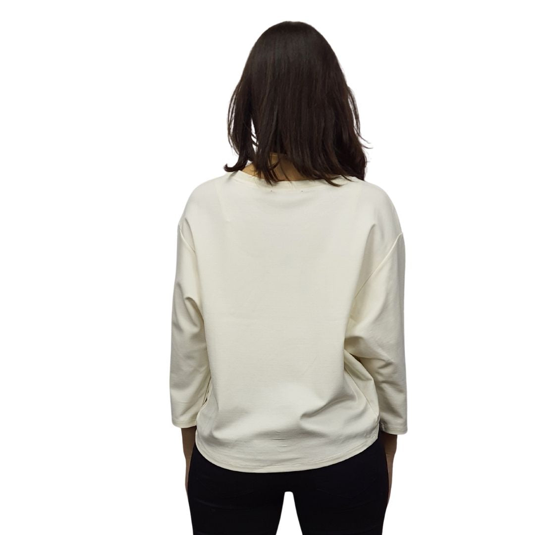 Blusa Vero Moda Beige Style SIENNA 3/4 TOP(BN-CT-2)