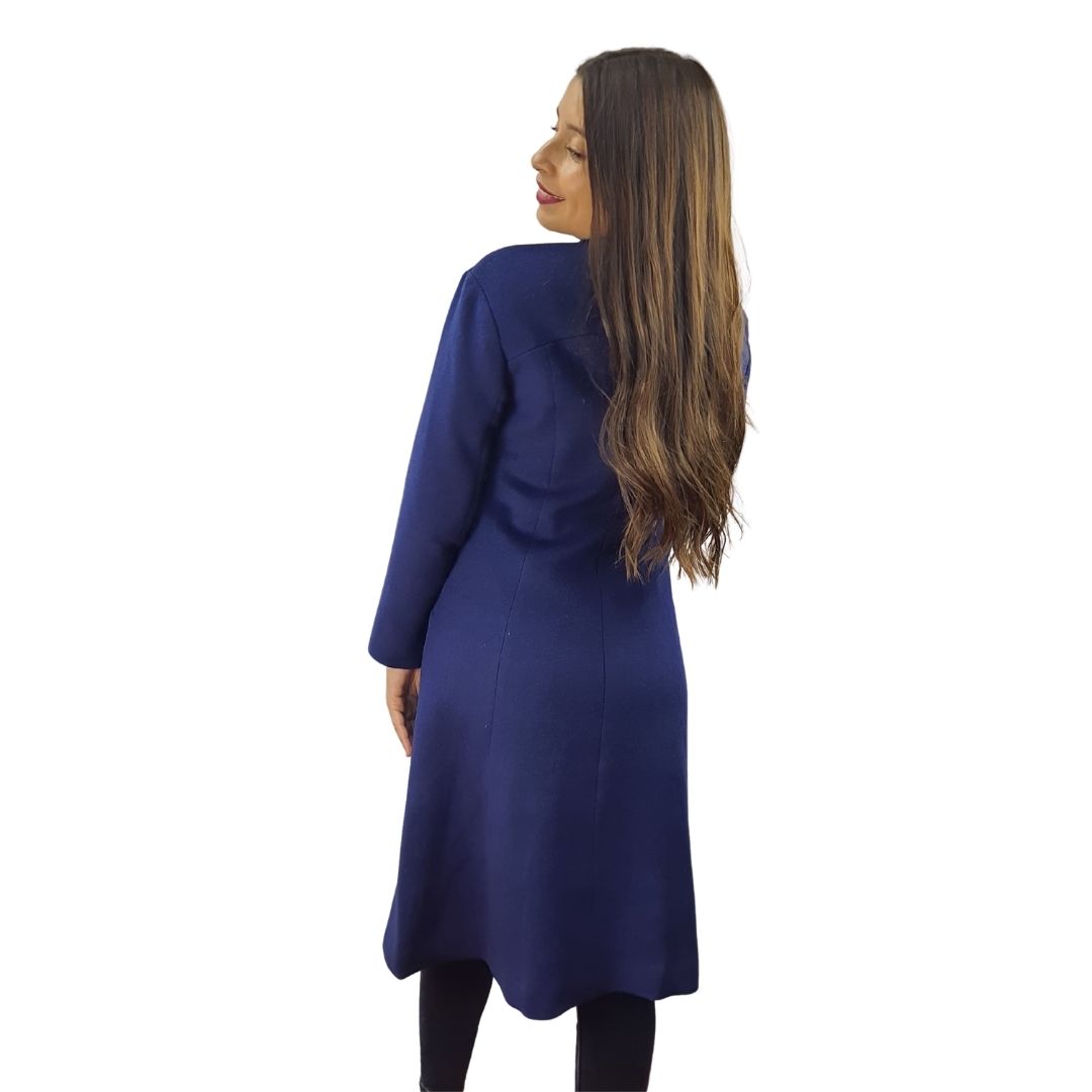 Blazer Vero Moda AZUL Style ROSE L/S WOOL COAT(EL)