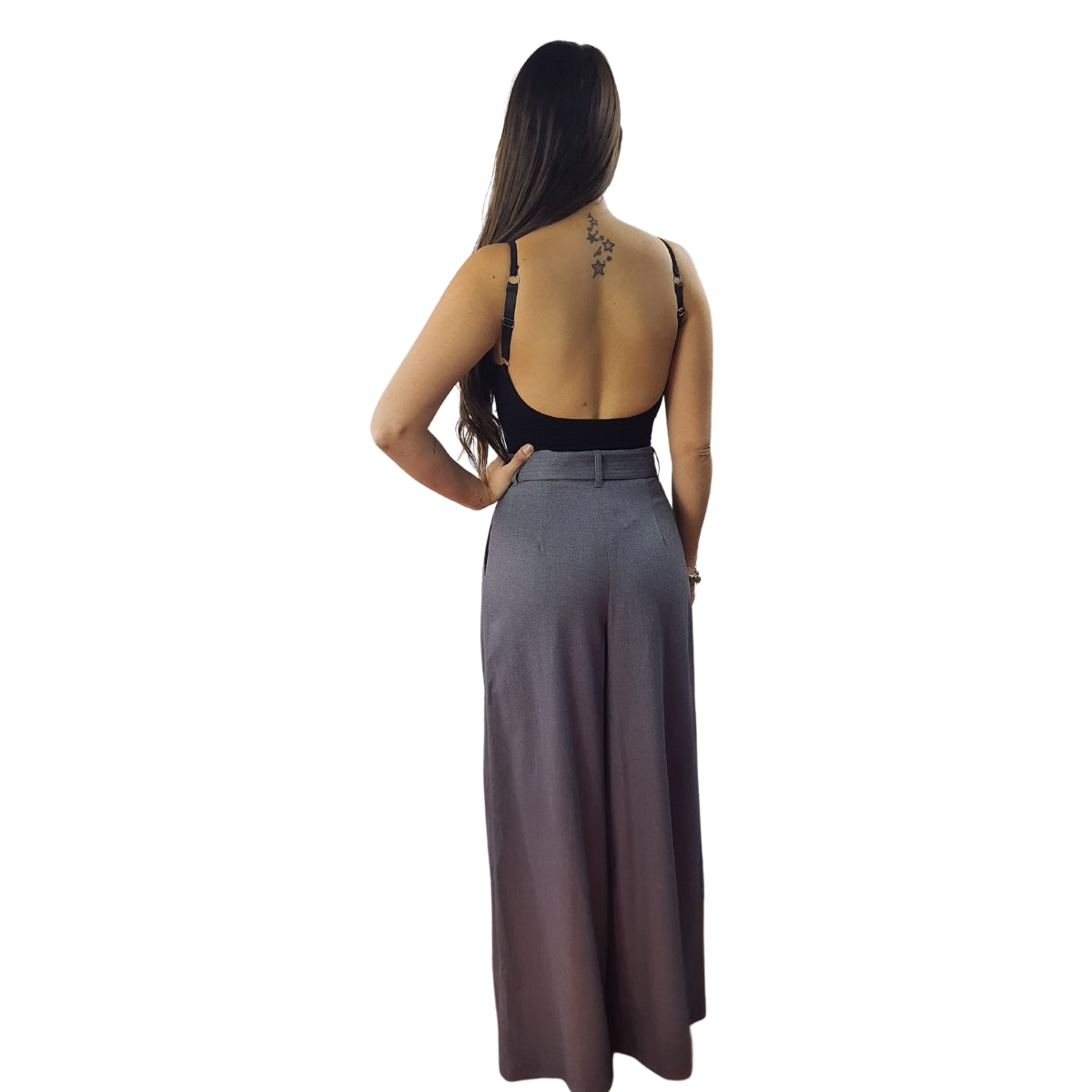 Pantalon Vero Moda Gris Style LISAIA NEW LOOSE PANTS(VMC-RN)